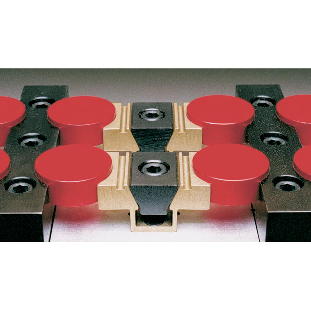 HYDAC 5.51" Wide x 4.33" High x 1.77" Deep, Polypropylene Heavy Duty C-Rail Mount Vibration-Control Clamp - 2209988