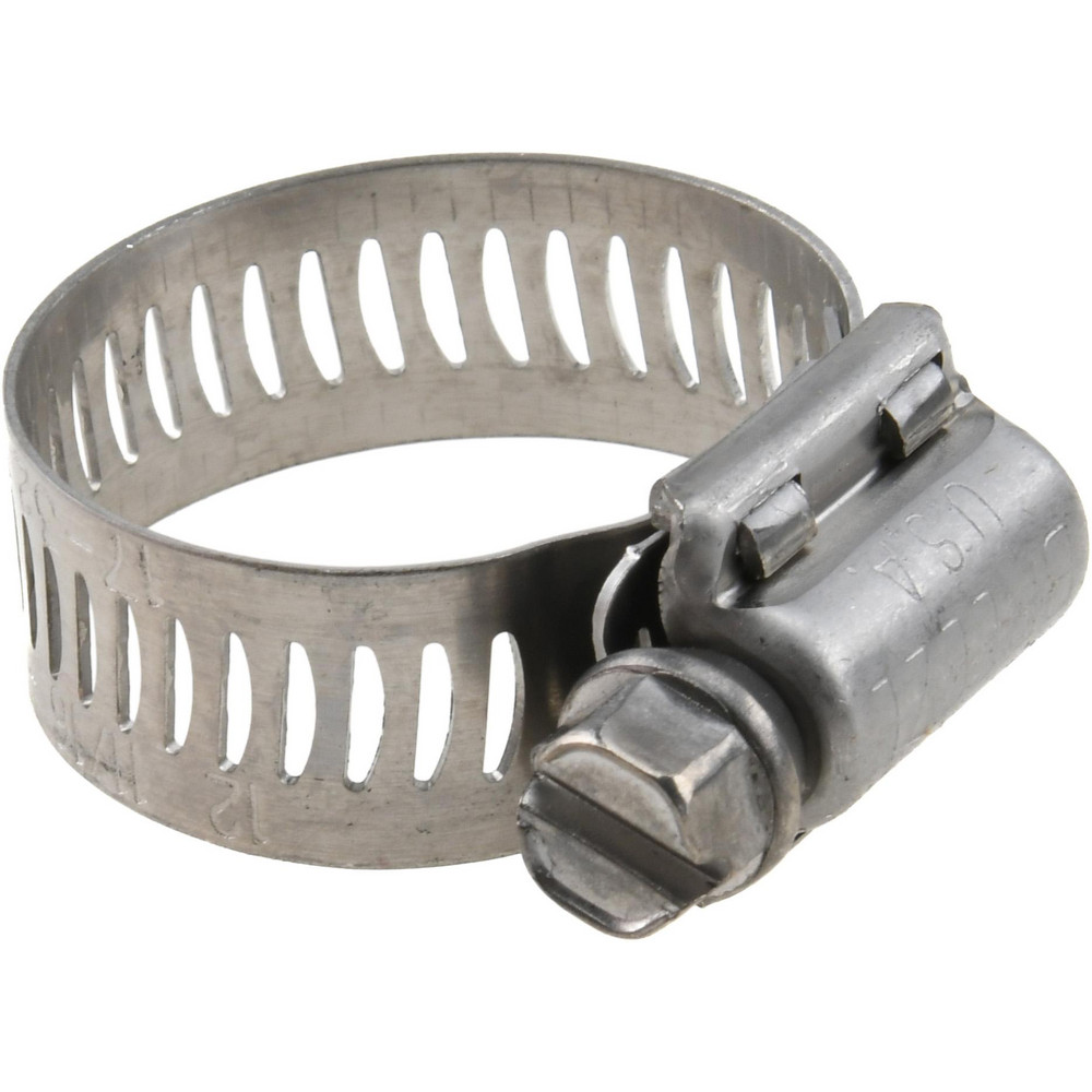 IDEAL TRIDON Worm Gear Clamp: SAE 116, 5-3/4 to 7-3/4" Dia, Stainless Steel Band - 630040116052