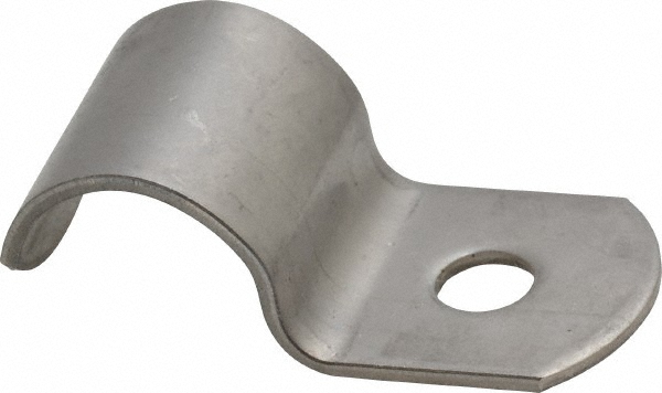 Thomas & Betts Pipe or Conduit Strap: 2" Pipe, 2" Tube, PVC, 2 Mount Holes, Screw-On - E977JC