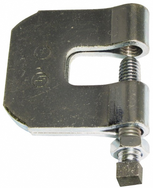 Empire C-Clamp with Locknut: 3/4" Flange Thickness, 2" Flange Width, 3/4" Rod - 23LB0075