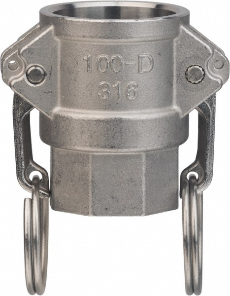 Empire C-Clamp with Locknut: 3/4" Flange Thickness, 2" Flange Width, 3/4" Rod - 23LB0075