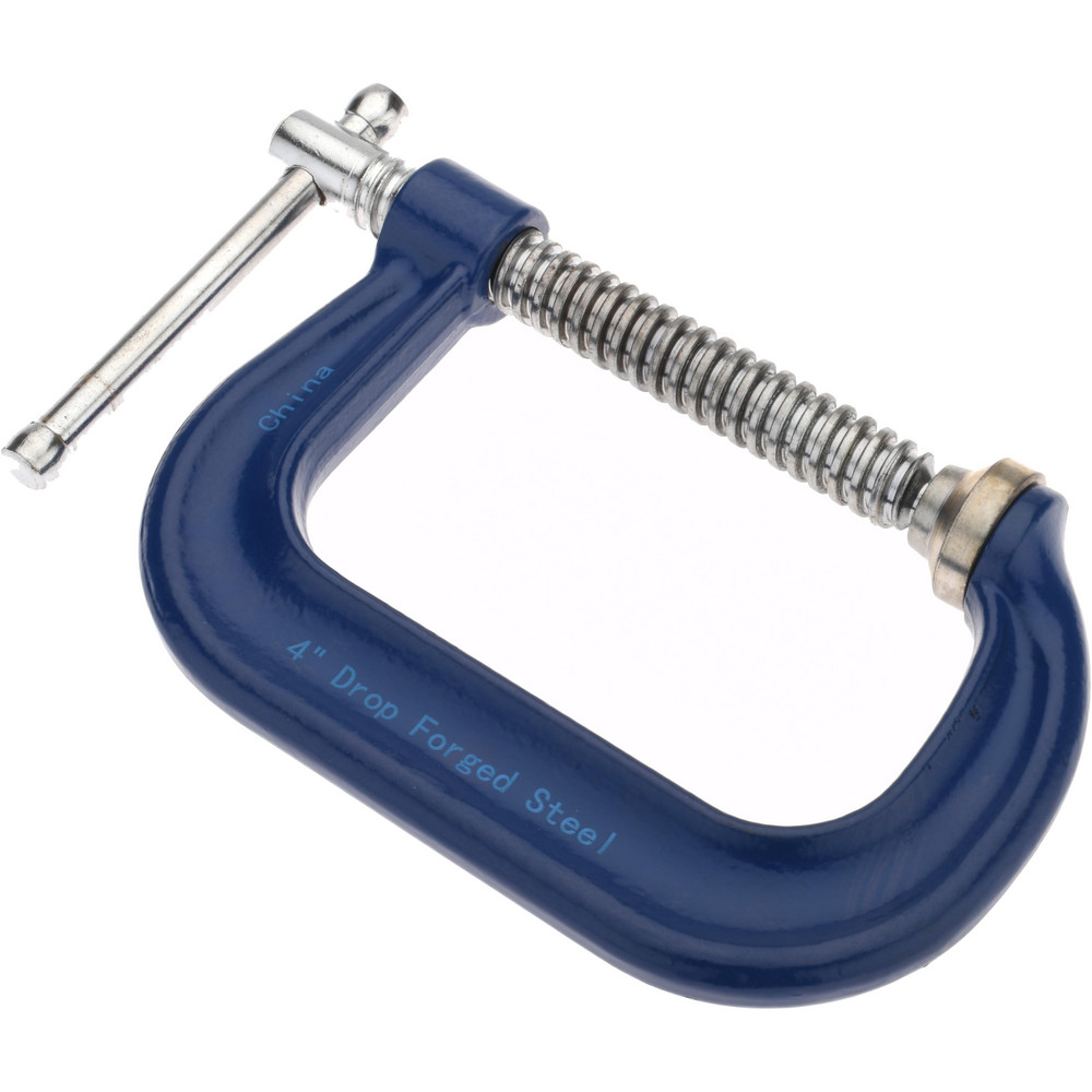 Empire C-Clamp with Locknut: 3/4" Flange Thickness, 2" Flange Width, 3/4" Rod - 23LB0075