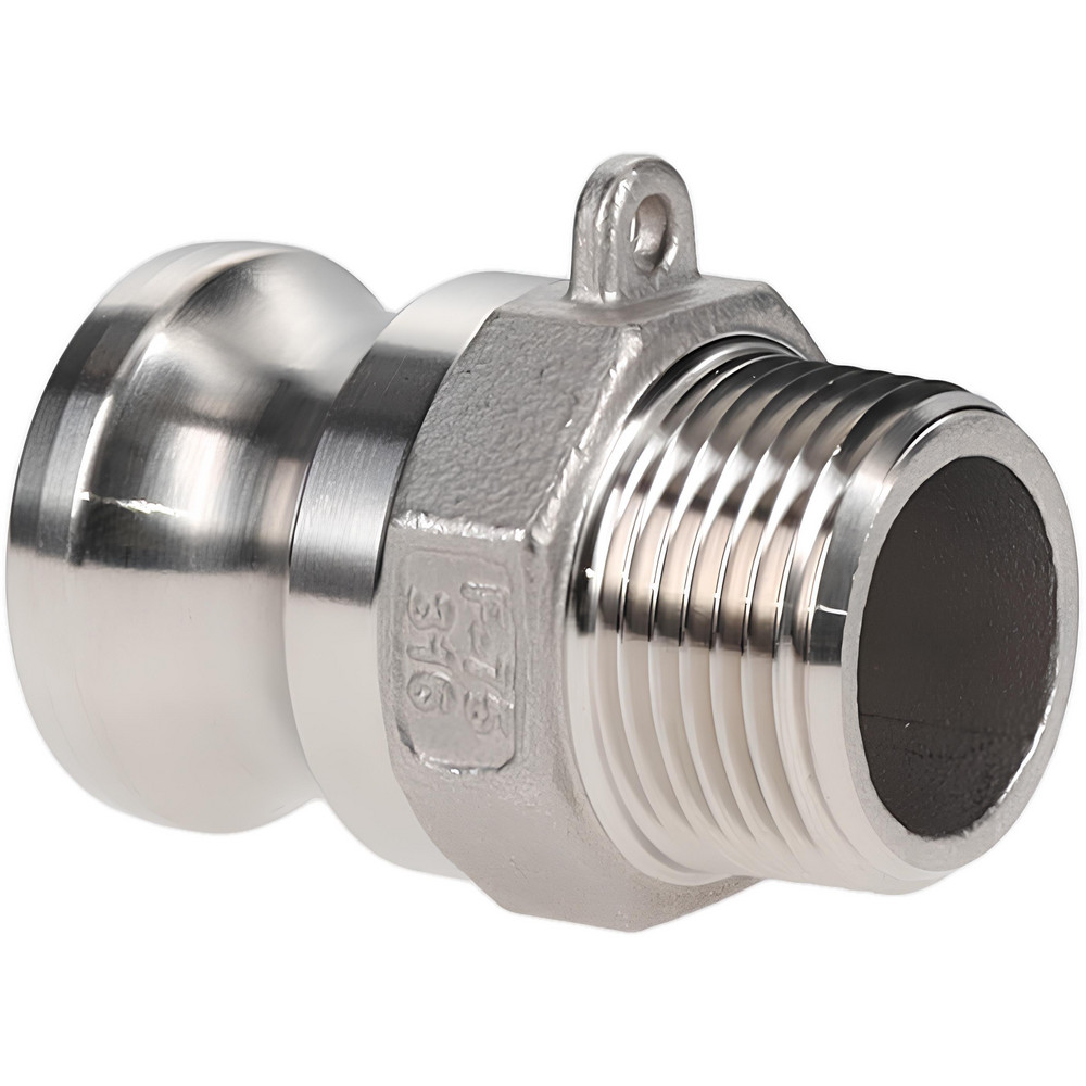 Empire C-Clamp with Locknut: 3/4" Flange Thickness, 2" Flange Width, 3/4" Rod - 23LB0075