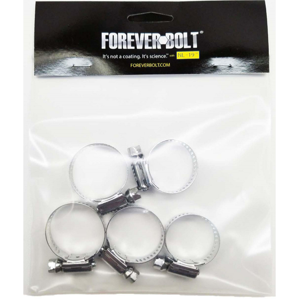 Foreverbolt Worm Gear Clamps; Clamp Type: Worm Drive; Minimum Dia (mm): 1.250; Minimum Dia (Fractional Inch): 11/16; Minimum Dia (Decimal Inch): 1.2500; Maximum Dia (Decimal Inch): 1.2500; Maximum Dia (mm): 1.25; Maximum Dia (Inch - Fraction - 4 Decimals): 1-1/4 - FBHCLP12P5