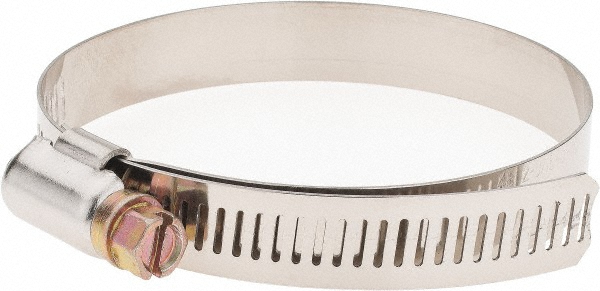 IDEAL TRIDON Worm Gear Clamp: SAE 375, 2-7/8 to 3-1/2" Dia, Stainless Steel Band - 382150375051