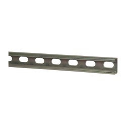 Thomas & Betts 10' Long x 1-5/8" Wide x 1-5/8" High, 12 Gauge, Strip Steel, Half Slot Framing Channel & Strut - A1202HS 10PG