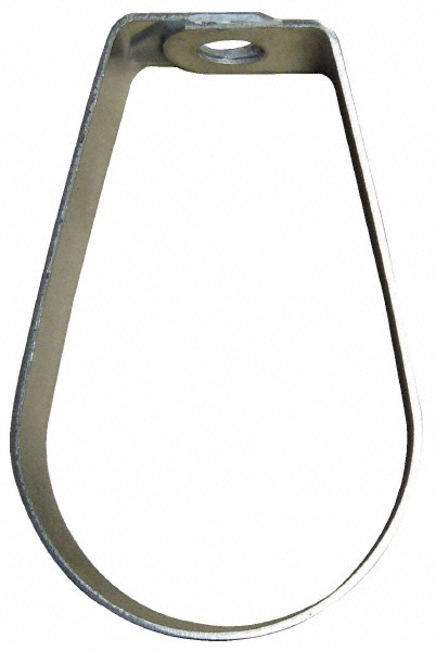Empire Adjustable Band Hanger: 2-1/2" Pipe, 1/2" Rod, 304 Stainless Steel - 31SS0250