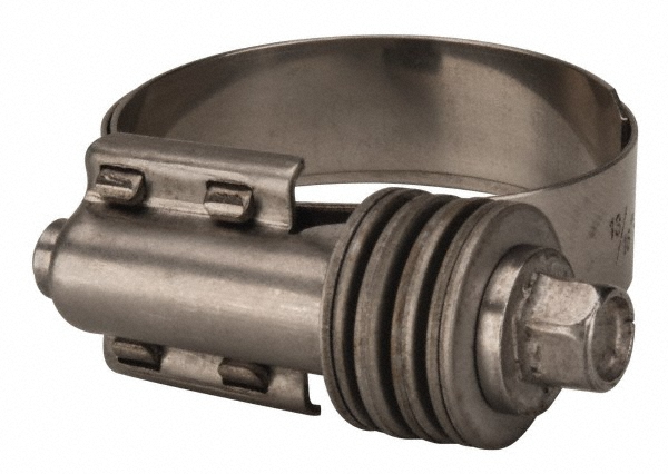 Value Collection Constant Torque Clamp: 1.024 to 1.75" Hose, 5/8" Wide, Stainless Steel - MS09B2645