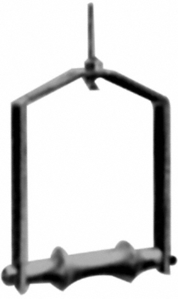 Anvil Adjustable Yoke Pipe Roll: 4" Pipe, 5/8" Rod, Cast Iron & Carbon Steel - 0560504417