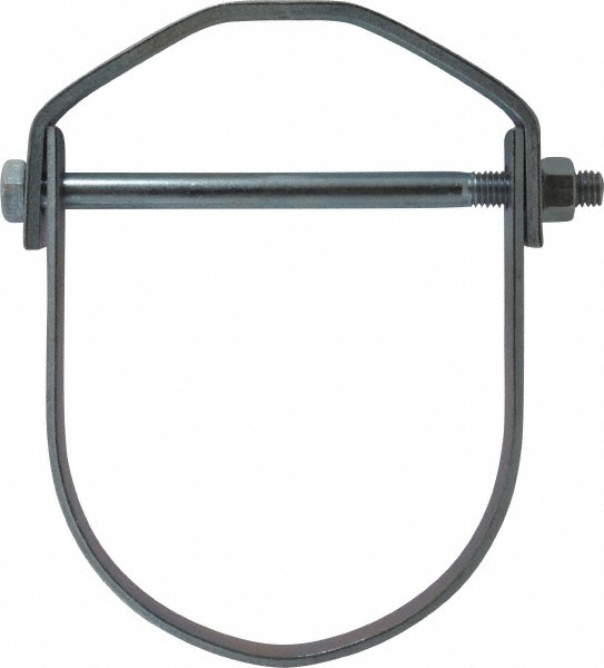 Anvil Adjustable Yoke Pipe Roll: 4" Pipe, 5/8" Rod, Cast Iron & Carbon Steel - 0560504417