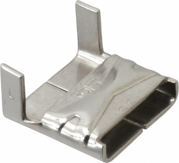 Band-It Strapping Buckles: Banding Strap, Stainless Steel, 1 - L15599