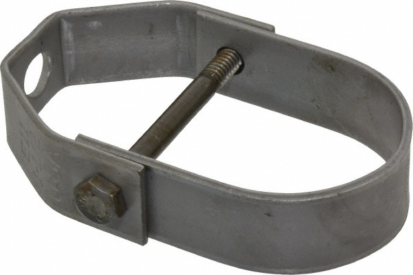 Anvil U-Bolt Clamp: 4" Pipe, Carbon Steel - 0500017108