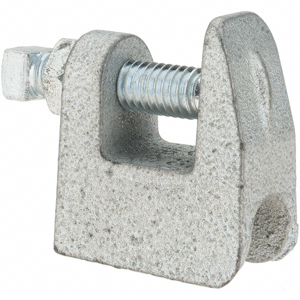 Anvil Beam Clamps & C-Clamps: C-Clamp w/Set Screw, Malleable Iron, Plain - 0500008032