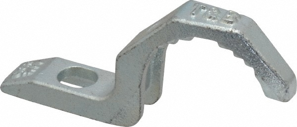 Thomas & Betts Pipe or Conduit Strap: 2" Pipe, 2" Tube, Steel, Hot-Dipped Galvanized Finish, 1 Mount Hole, Screw-On - 1281