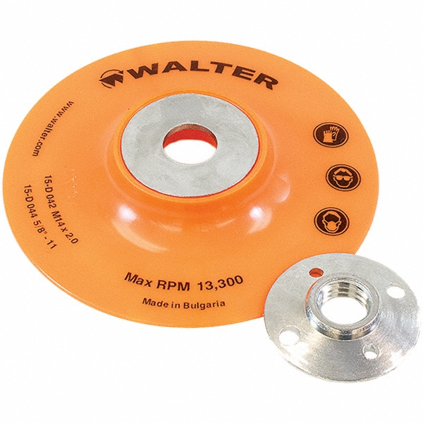 Made in USA Cushion Clamp: 1/2" Pipe, Stainless Steel, Red - STAR-SS-8HT
