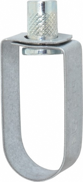 Empire Emlok Swivel Ring Hanger: 4" Pipe, 5/8" Rod, Carbon Steel, Pre-Galvanized Finish - 310G0400