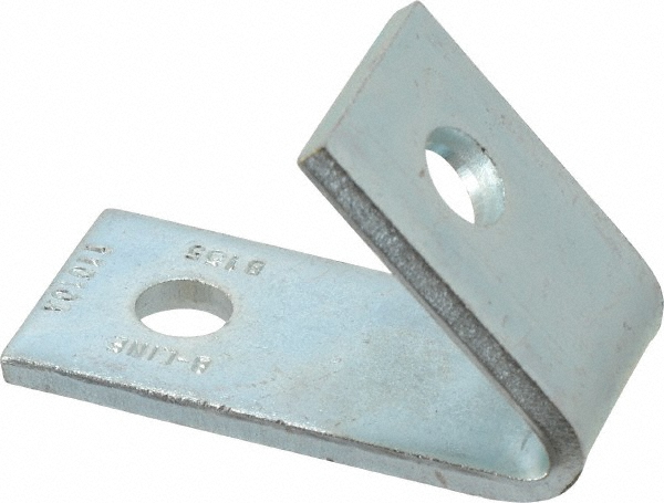 Cooper B-Line Strut Channel 45 deg Closed Angle Fitting: Use with Cooper B-Line - Channel/Strut (All Sizes Except B62 & B72), 1/2" Bolt - 78101151363