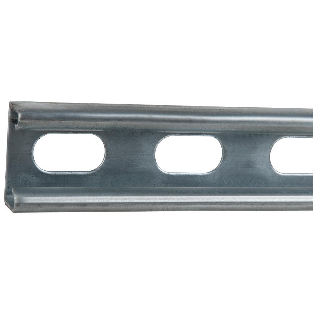 Empire 10' Long x 1-5/8" Wide x 1-5/8" High, 14 Gauge, Carbon Steel, Punched Framing Channel & Strut - 7101P1410