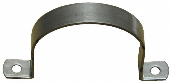 Empire Pipe, Conduit or Tube Strap: 2" Pipe, 2-3/8" Tube, Stainless Steel, 2 Mount Holes - 231SS0200