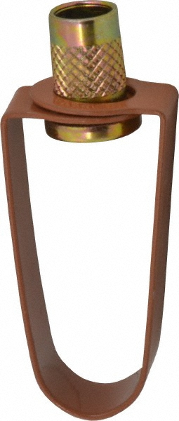 Empire Emlok Swivel Ring Hanger: 1/2" Pipe, 3/8" Rod, Carbon Steel, Copper-Plated - 310CTI0050