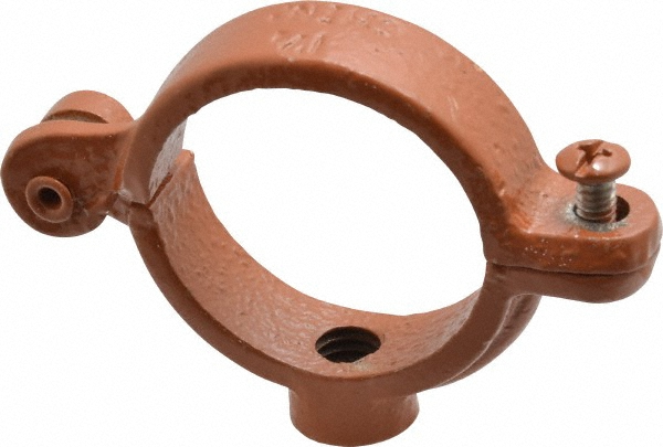 Empire Emlok Swivel Ring Hanger: 1/2" Pipe, 3/8" Rod, Carbon Steel, Copper-Plated - 310CTI0050