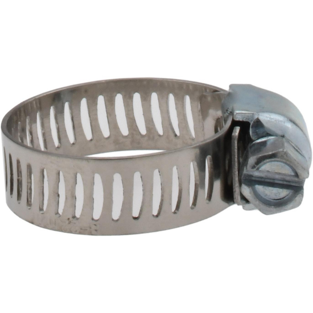 IDEAL TRIDON Worm Gear Clamp: SAE 88, 4 to 6" Dia, Stainless Steel Band - 630040088051