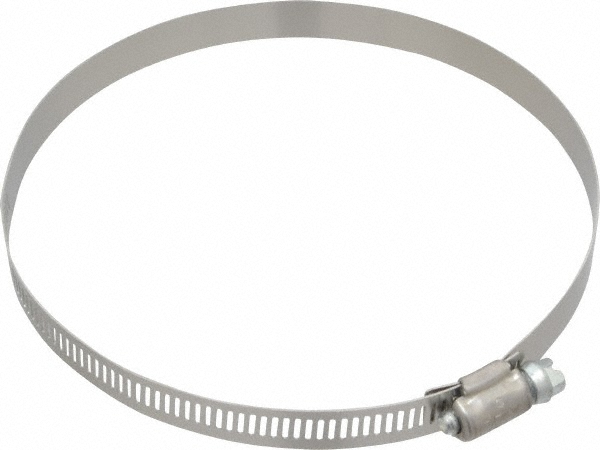 IDEAL TRIDON Worm Gear Clamp: SAE 88, 4 to 6" Dia, Stainless Steel Band - 630040088051