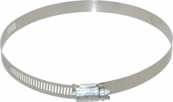 IDEAL TRIDON Worm Gear Clamp: SAE 88, 4 to 6" Dia, Stainless Steel Band - 630040088051