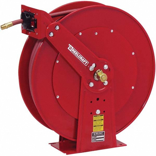 Reelcraft Hose Reel with Hose: 3/8" ID Hose x 75', Spring Retractable - 81075 OLP