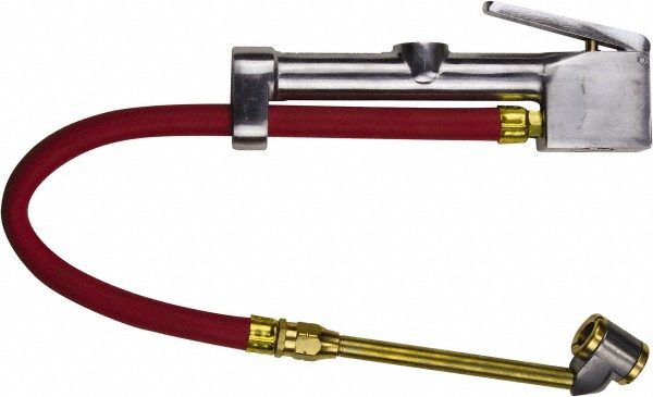 Coilhose Pneumatics 90 Max psi Open Check Zinc Inflator Gauge - TGC091