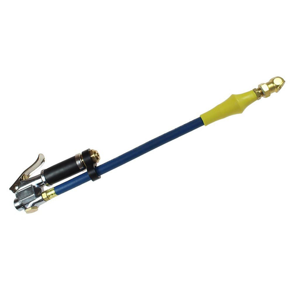 Coilhose Pneumatics 90 Max psi Open Check Zinc Inflator Gauge - TGC091