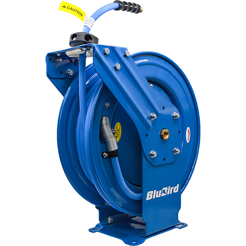 BluBird BluBird 3/8" x 50' Rubber Air Hose Dual Arm Reel - BBRDA3850