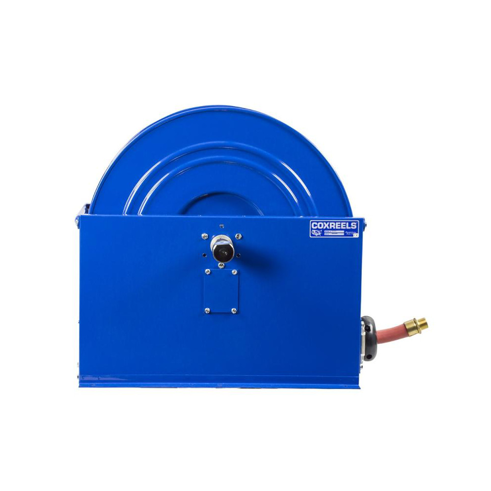 CoxReels Hose Reel with Hose: 1" ID Hose x 25', Spring Retractable - SLP-625