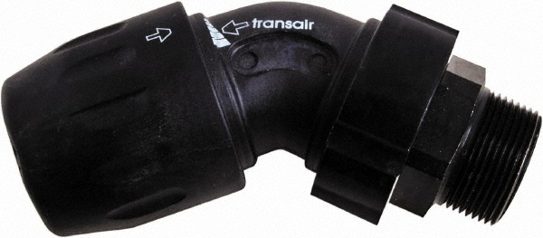 Transair Air Hose 45 degrees Male Elbow: Plastic - 6619 40 50