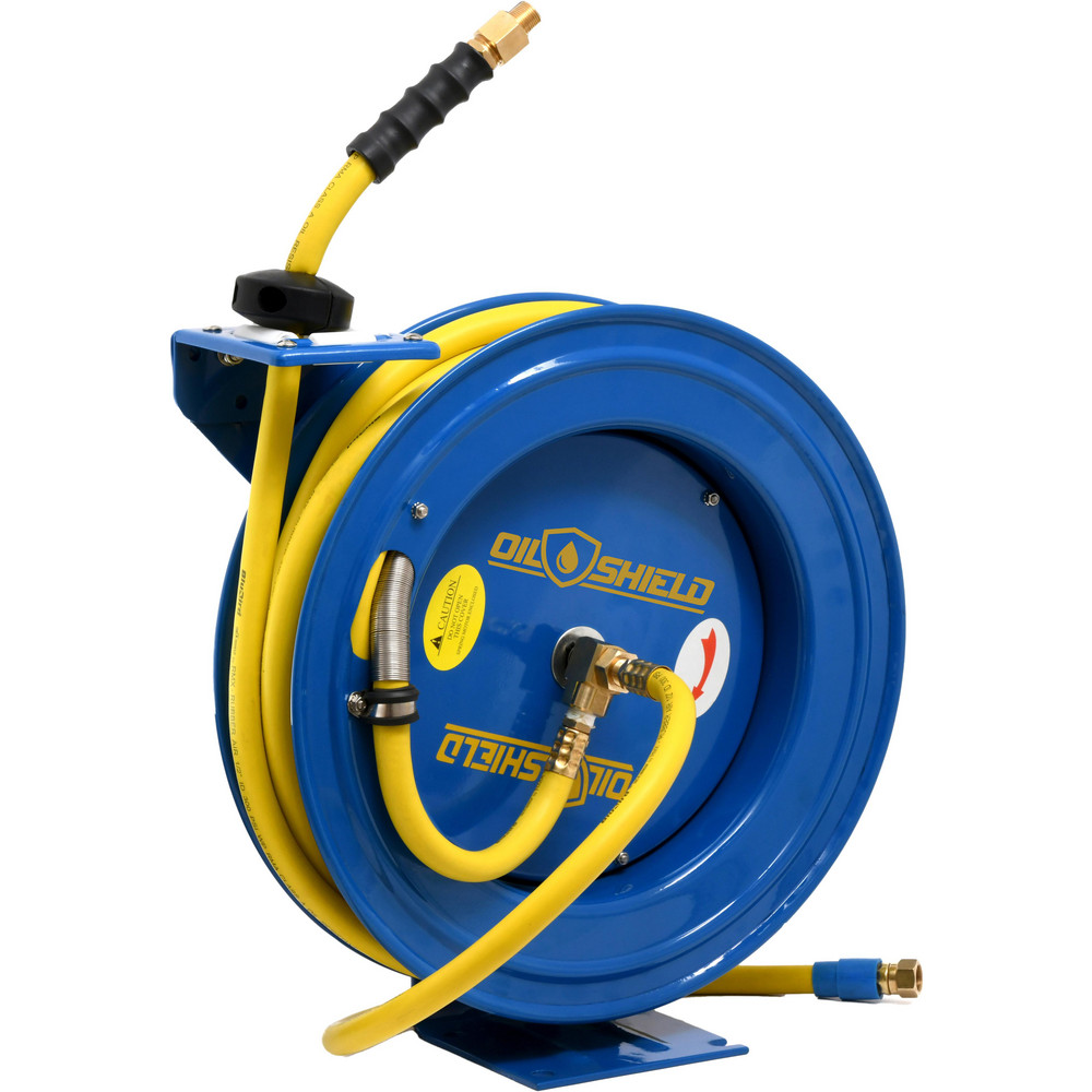 BluBird BluBird 1/2" x 50' Retractable Rubber Air Hose Reel - BBR1250