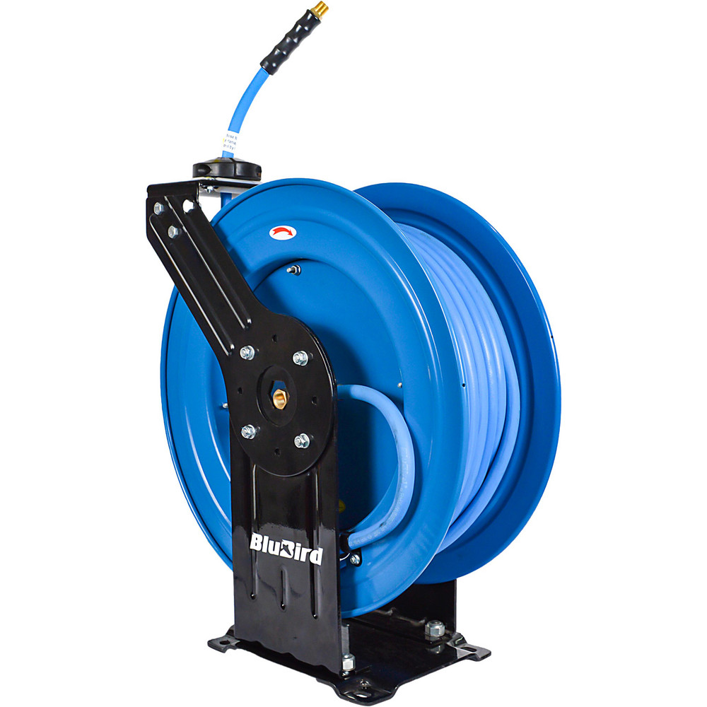 BluBird BluBird 1/2" x 50' Retractable Rubber Air Hose Reel - BBR1250
