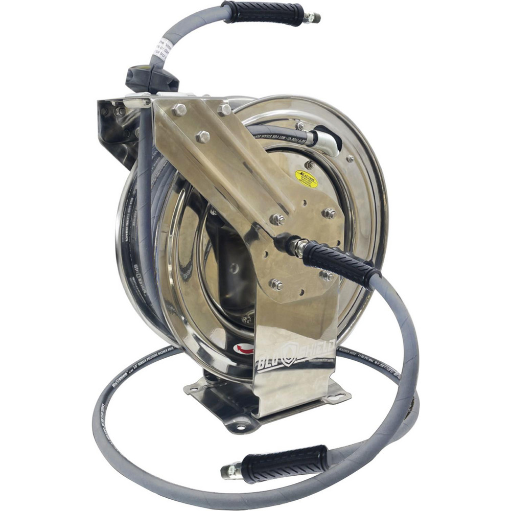 BluBird BluBird 1/2" x 50' Retractable Rubber Air Hose Reel - BBR1250