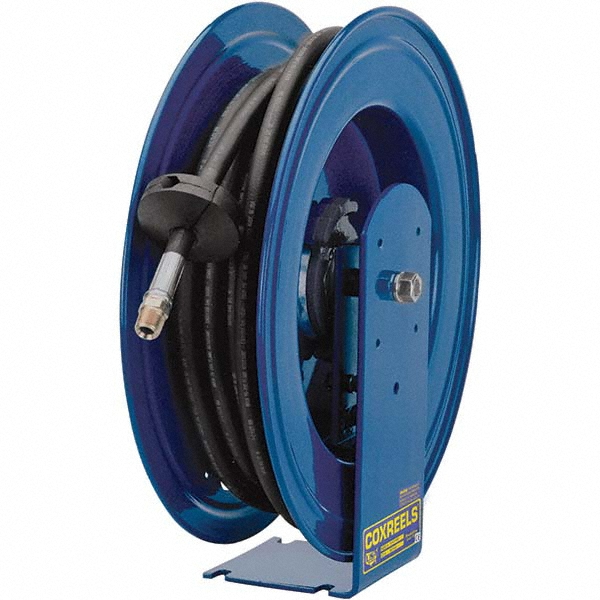 CoxReels Hose Reel with Hose: 3/8" ID Hose x 50', Spring Retractable - EZ-E-MP-350