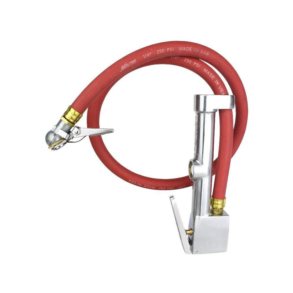 Milton 160 Max psi Closed Check Aluminum/EPDM Inflator Gauge - 503