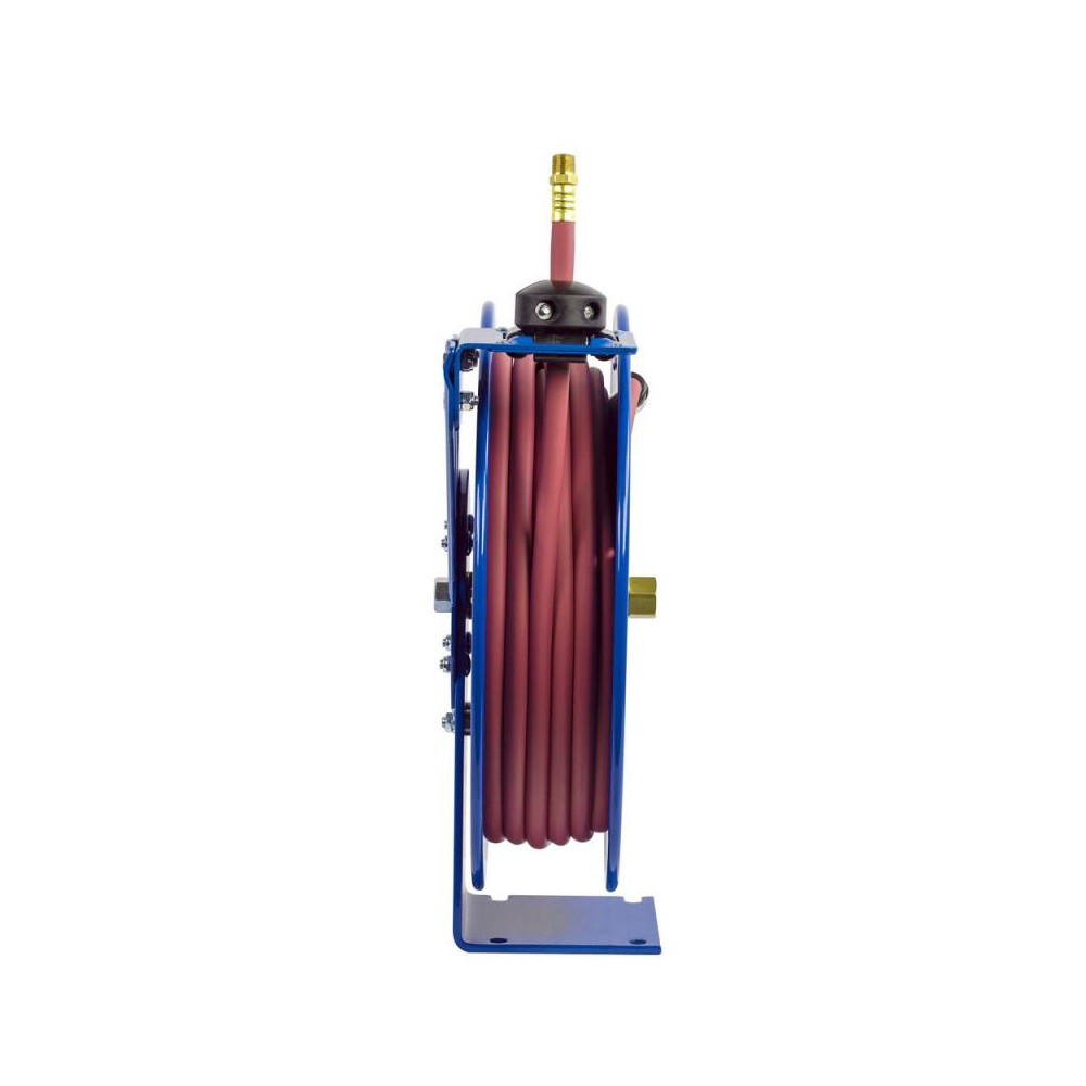 CoxReels Hose Reel with Hose: 1/2" ID Hose x 15', Spring Retractable - P-LP-415