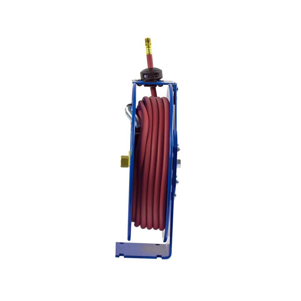 CoxReels Hose Reel with Hose: 1/2" ID Hose x 15', Spring Retractable - P-LP-415