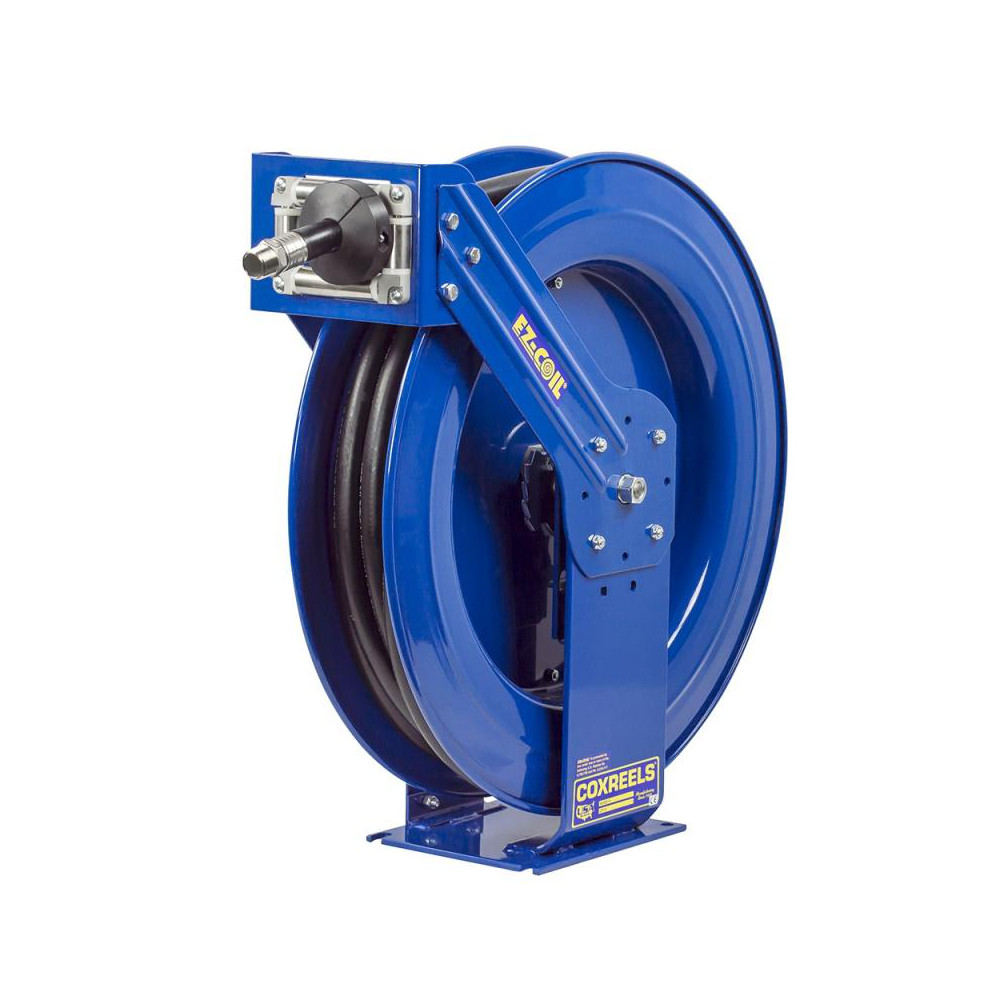 CoxReels Hose Reel with Hose: 3/4" ID Hose x 50', Spring Retractable - EZ-TSH-550-DF-BBX