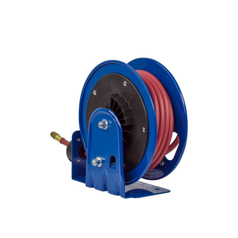 CoxReels Hose Reel with Hose: 1/4" ID Hose x 25', Spring Retractable - LG-LP-125