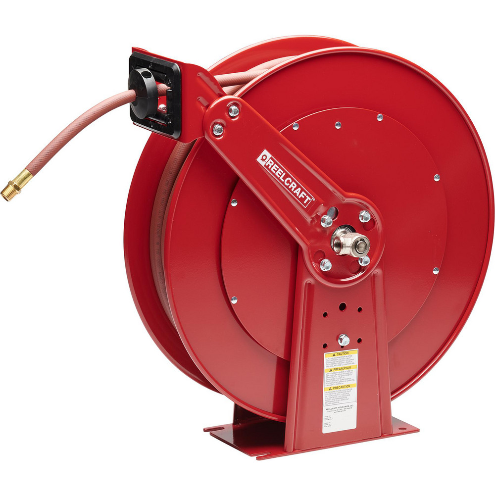 Reelcraft Hose Reel with Hose: 1/2" ID Hose, 100' Long - 82100 OMP
