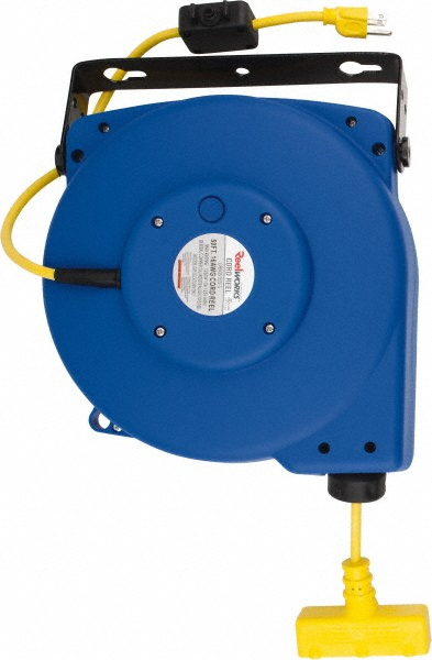 CoxReels Hose Reel without Hose: 1/2" ID Hose, 200' Long, Hand Crank - 1125-4-200