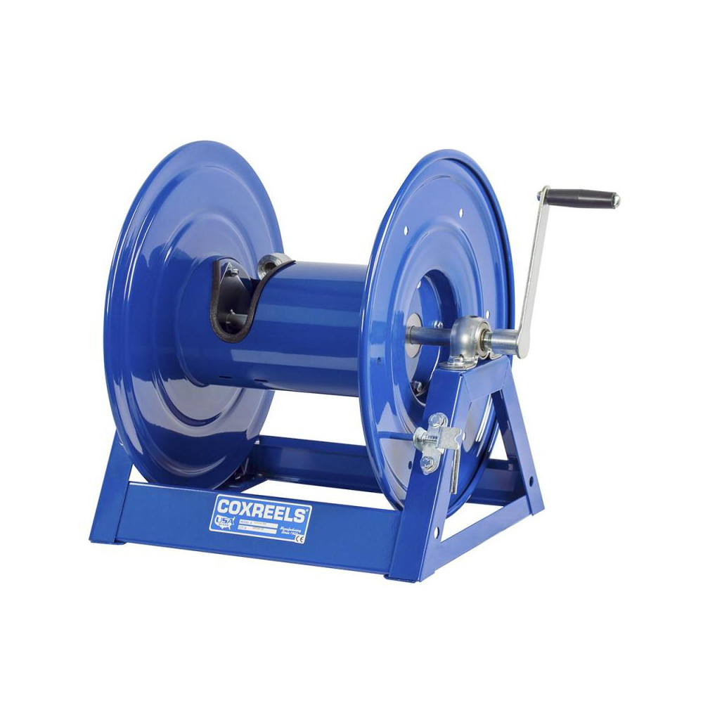 CoxReels Hose Reel without Hose: 1/2" ID Hose, 200' Long, Hand Crank - 1125-4-200