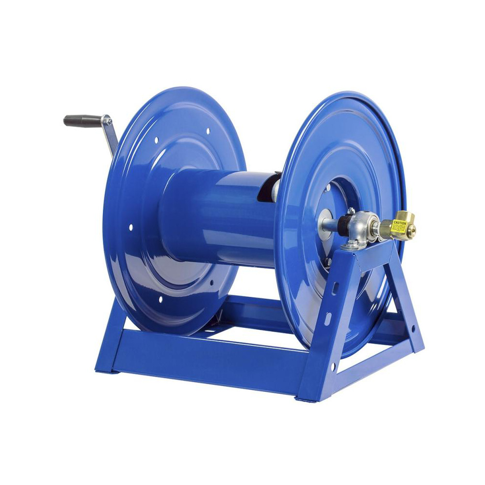 CoxReels Hose Reel without Hose: 1/2" ID Hose, 200' Long, Hand Crank - 1125-4-200