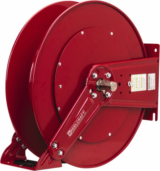 Reelcraft Hose Reel without Hose: 3/8" ID Hose, 100' Long, Spring Retractable - PW81000 OHP