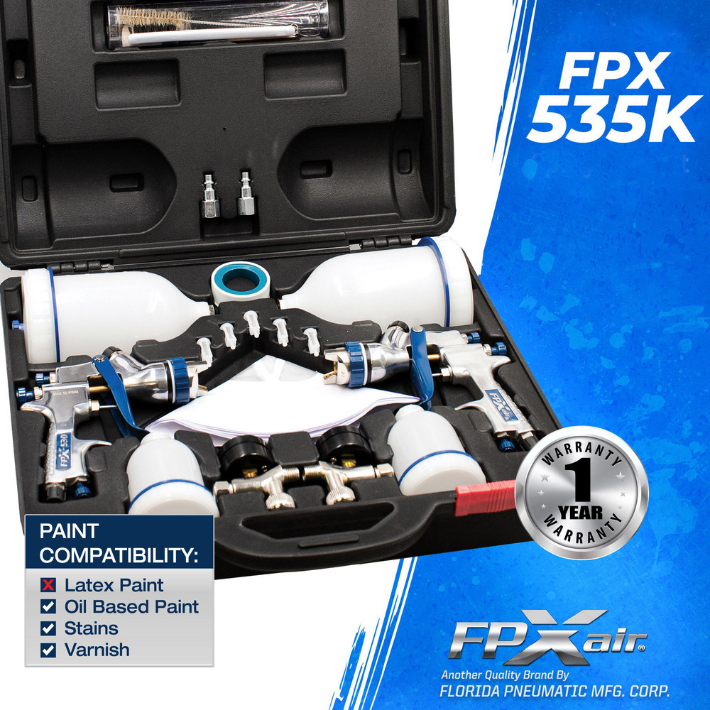 FPXAir Pneumatic Oil Guns: 0.25 in, NPT, 4.00 SCFM, 40.000 psi - FPX-535K