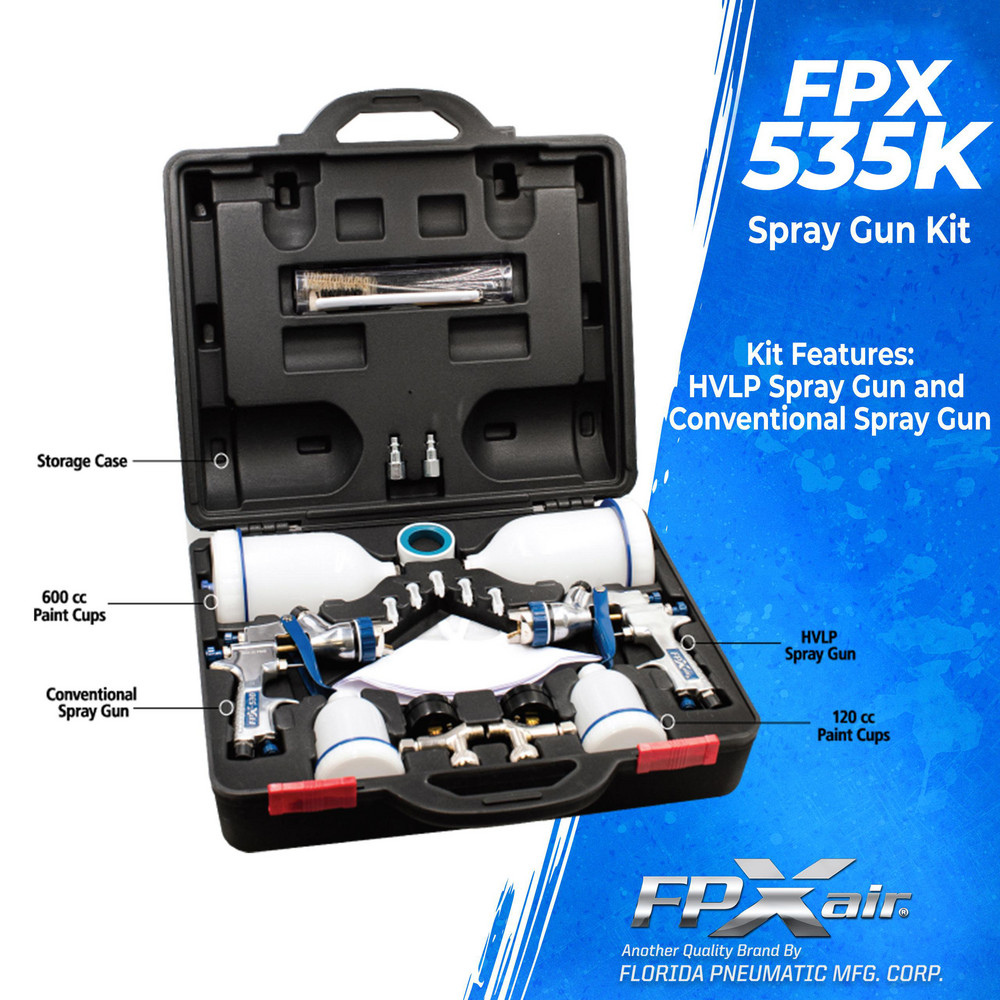 FPXAir Pneumatic Oil Guns: 0.25 in, NPT, 4.00 SCFM, 40.000 psi - FPX-535K